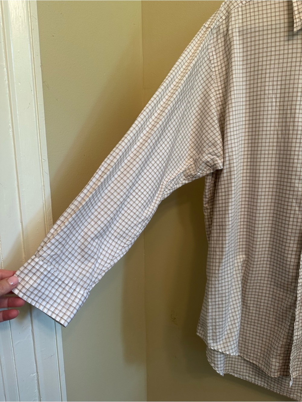 Ralph Lauren Yarmouth Men's 100% Cotton Button Down Dress Shirt 16.5 34/35 1122 - Picture 3 of 11